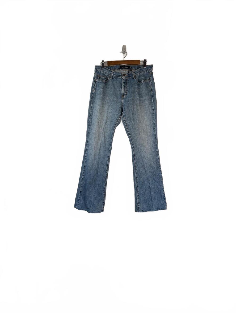 VTG Calvin Klein Women's Light Wash Flared Leg Jeans Size 12
